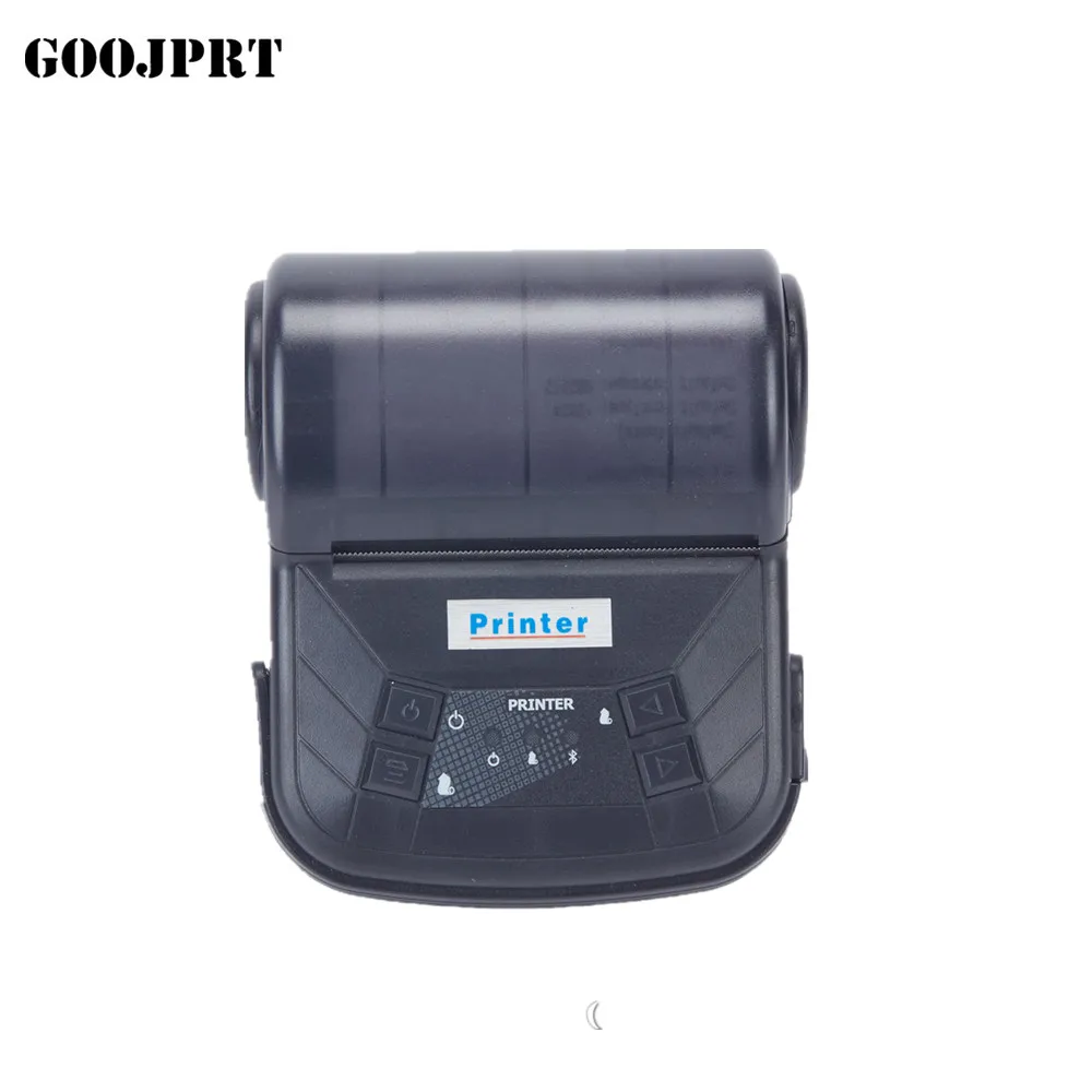 80 мм bluetooth принтер термопринтер термочековый принтер bluetooth android Мини 80 мм Термопринтер bluetooth mtp3 - Цвет: Черный