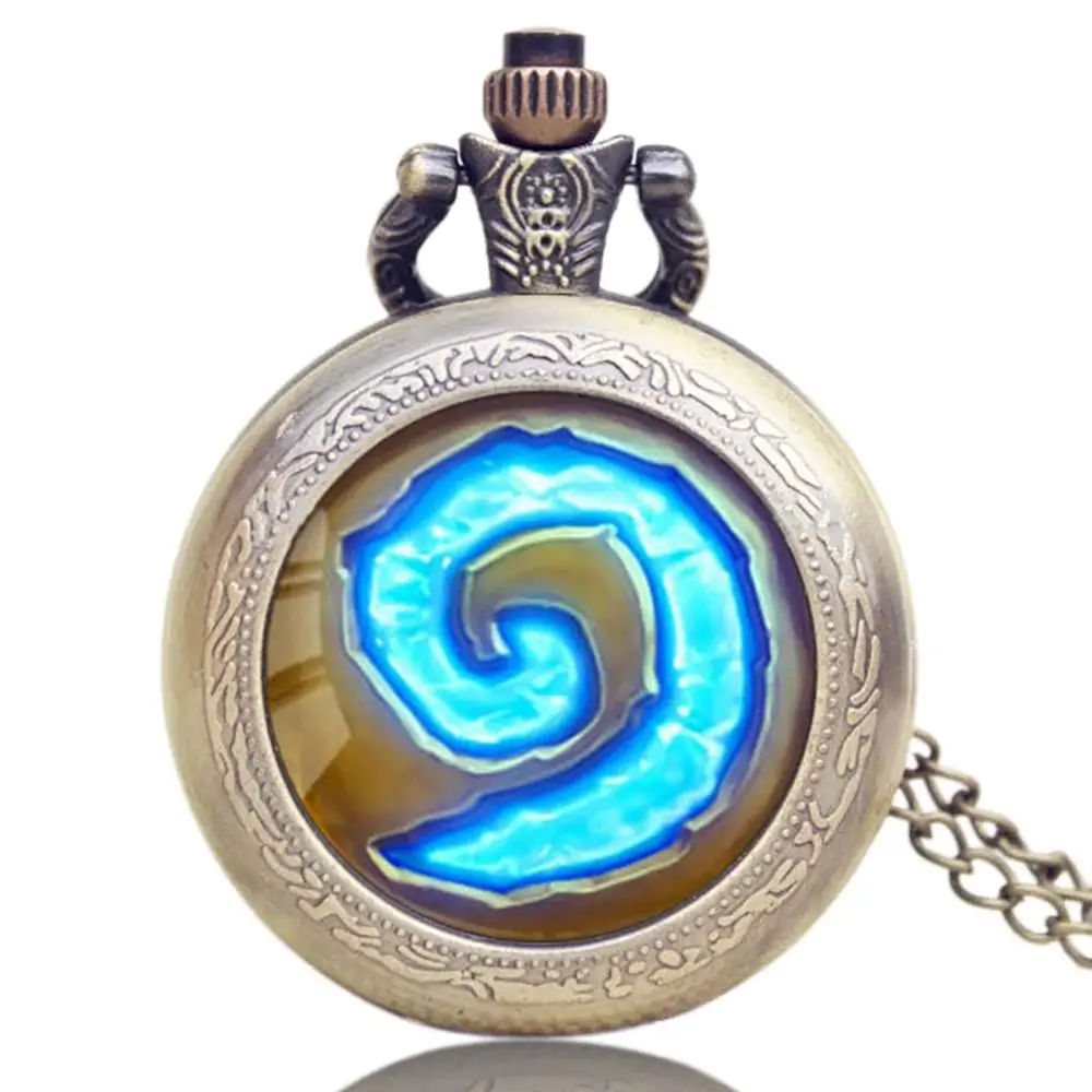 Карманные часы кварцевые World of Warcraft стимпанк карманные часы для мужчин Relogio De Bolso винтажные