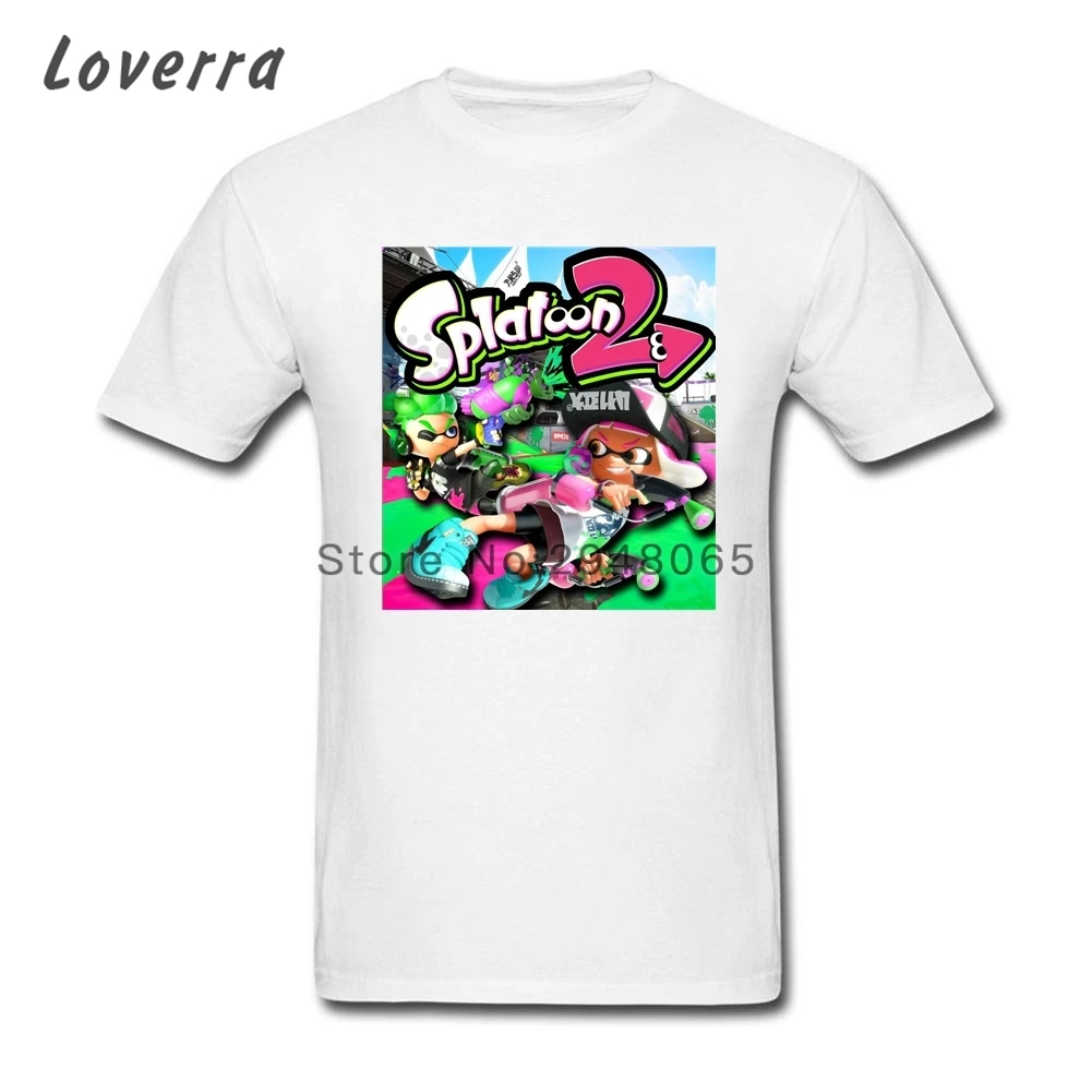 Милый Squid сестры Splatoon Для мужчин футболка короткий рукав Фитнес брендовая одежда