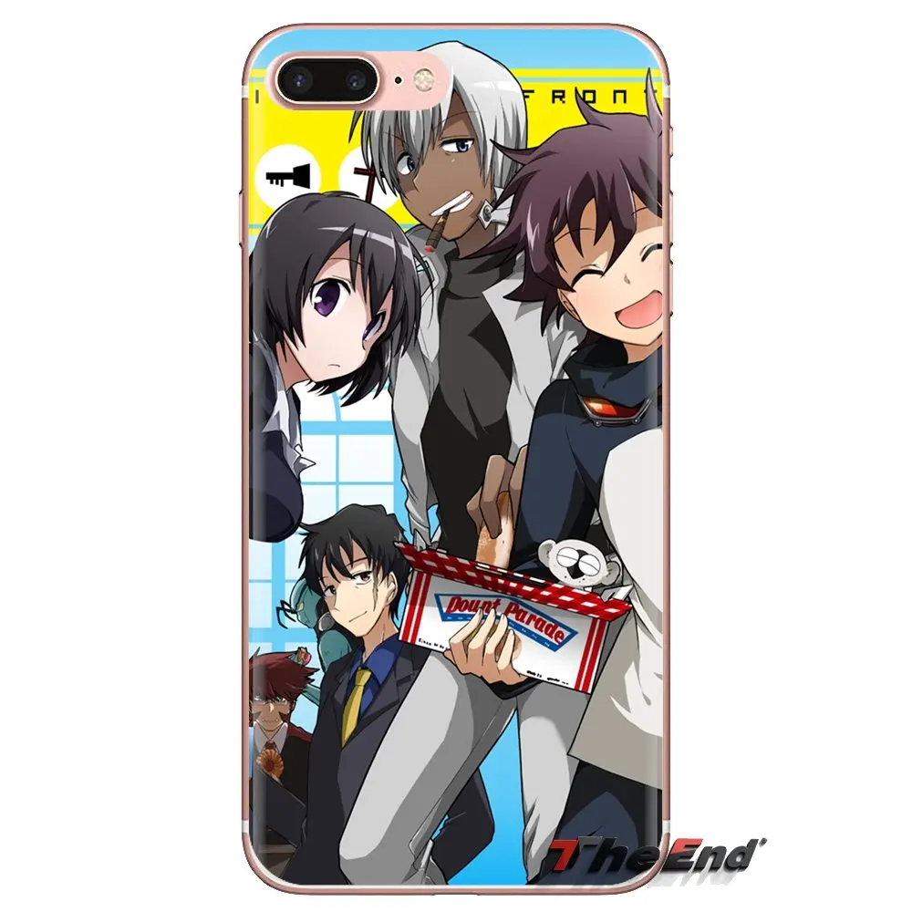 Silicone Skin Cover For Sony Xperia Z Z1 Z2 Z3 Z5 compact M2 M4 M5 C4 E3 T3 XA Huawei Mate 7 8 Y3II Kekkai Sensen & Beyond anime |