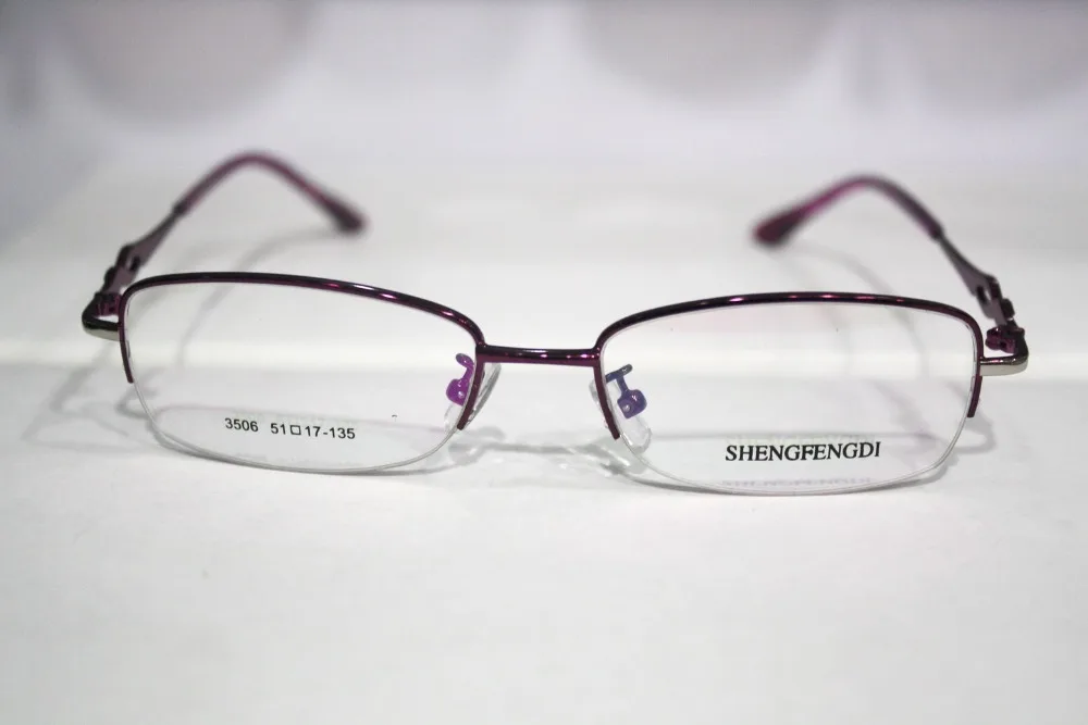 Gafas сплав Frame спираль украшения ноги оптический индивидуальный заказ линзы очки