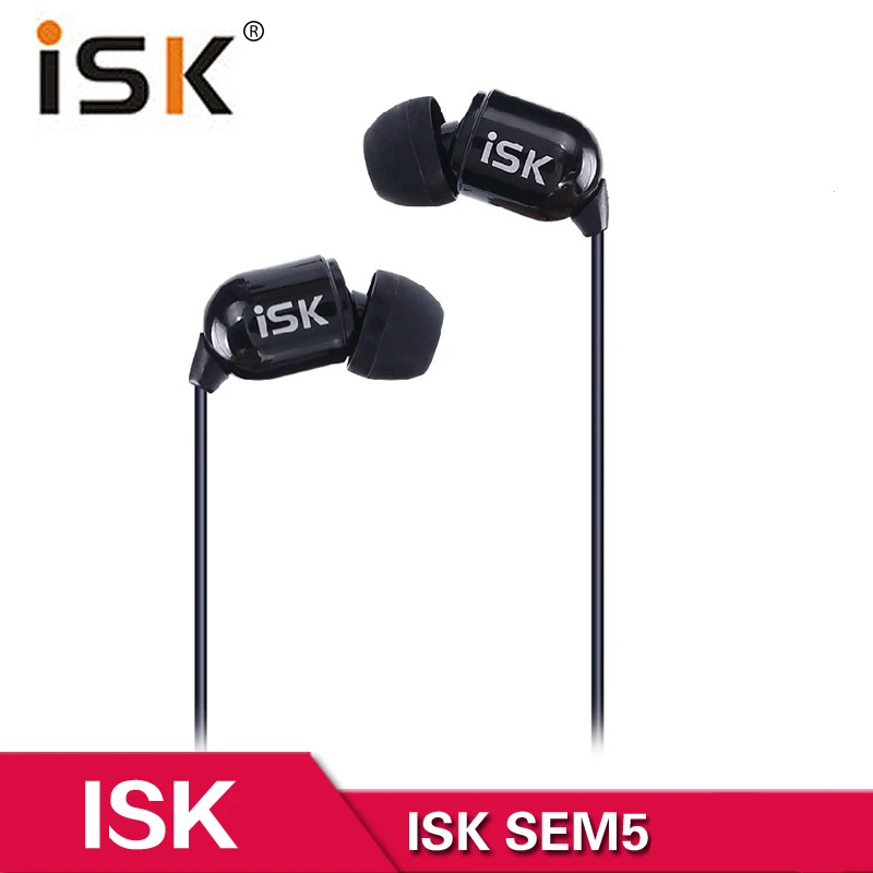 Оригинальные Внутриканальные наушники ISK SEM5 профессиональные DJ-наушники с