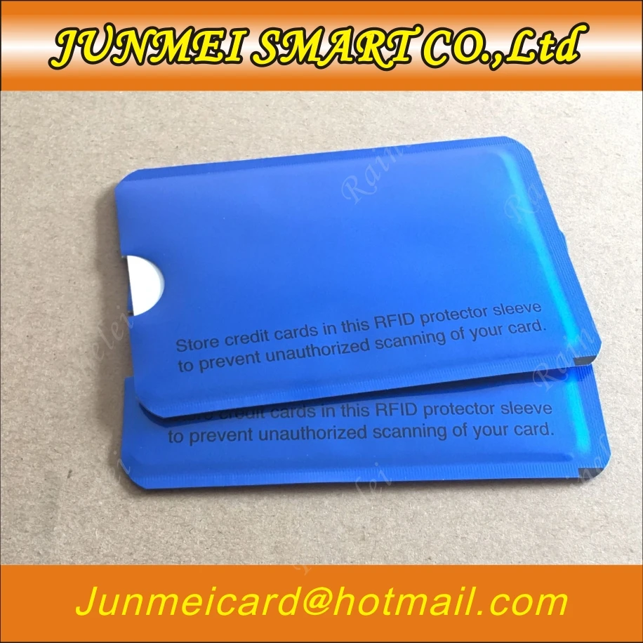 100PCS RFID Shielded Sleeve Card 13.56mhz IC card Protection NFC Prevent unauthorized scanning | Безопасность и защита