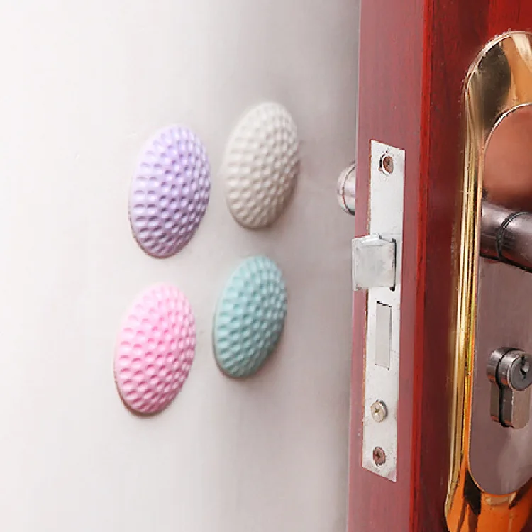 Дверная ручка Краш Pad настенная Бесшумная дверная палка резиновое крыло Ручка