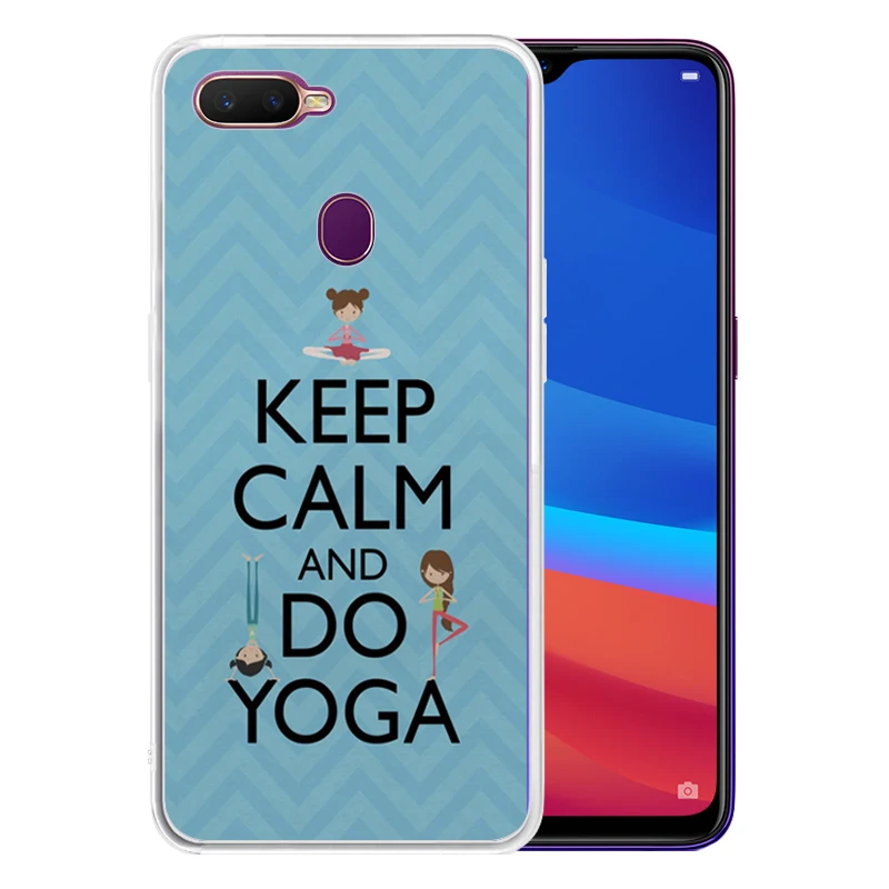 Мягкий силиконовый прозрачный ТПУ чехол для OPPO A11X A5 A9 2020 A3 A1 A83 A77 A59 A7X A57 с надписью
