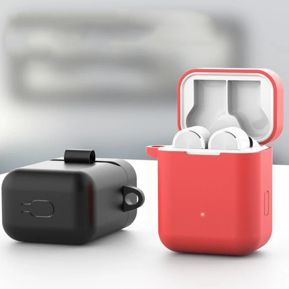 Горячие TWS Mi Air беспроводные Bluetooth наушники мягкие силиконовые защитные чехлы для