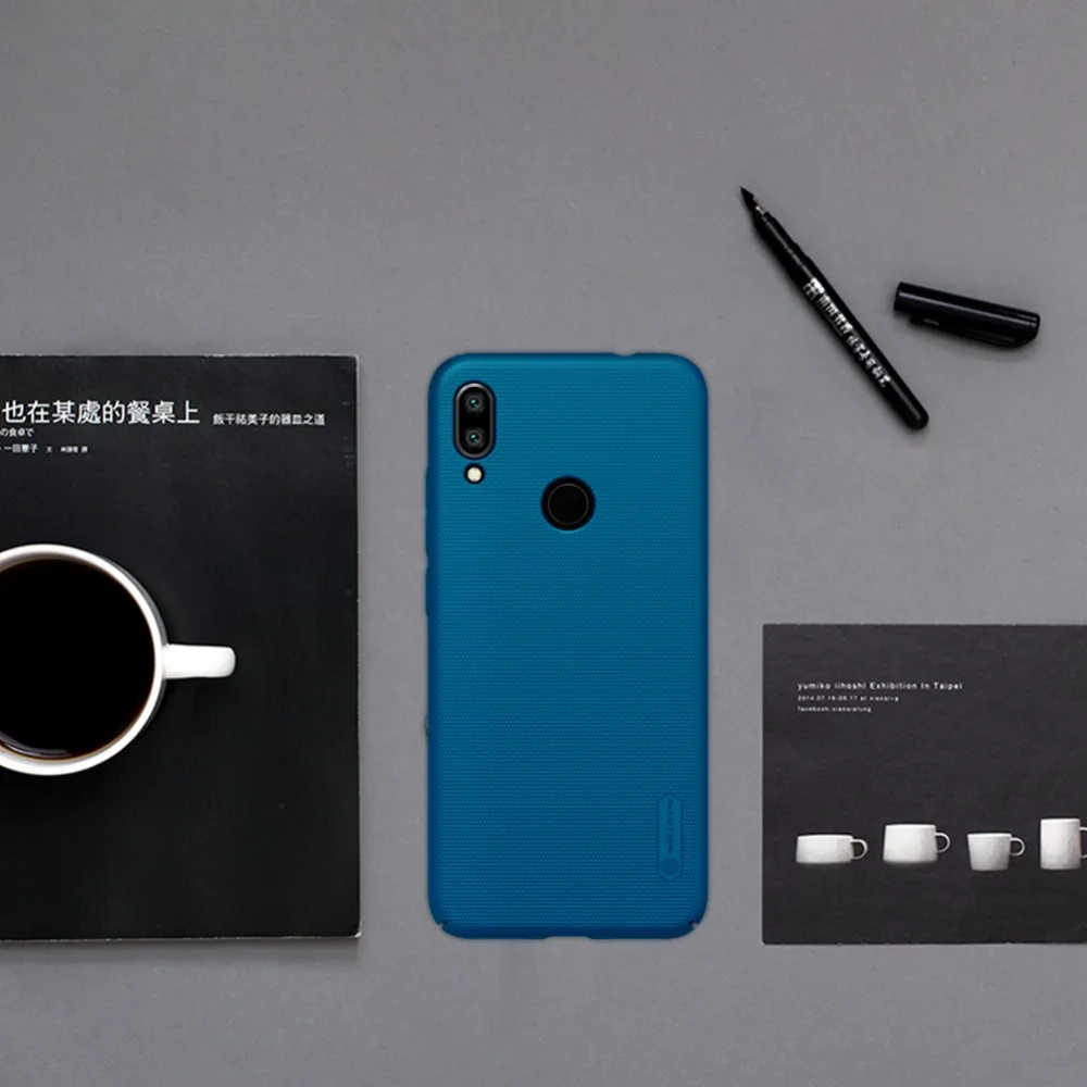 Redmi note 7 case cover 6.3'' NILLKIN Frosted PC Matte hard back with Gift Phone Holder For xiaomi redmi pro | Мобильные