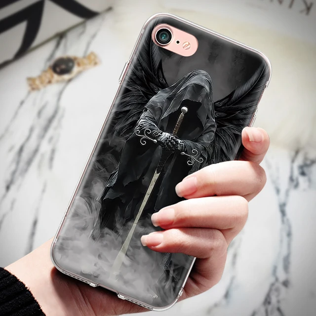 Для Iphone 4, 4S, 5, 5S, SE, 6, 6 S, 7, 8 Plus, X, XR, XS Max, TPU, мягкая задняя крышка, крутой, персональный, уличный, с рисунком черепа, силиконовый чехол для телефона