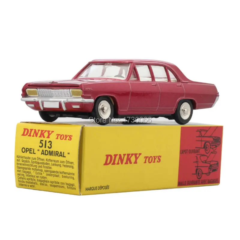 DINKY TOYS 513 Atlas 1:43 OPEL &quotADMIRAL&quot литье под давлением модель автомобиля и игрушки для