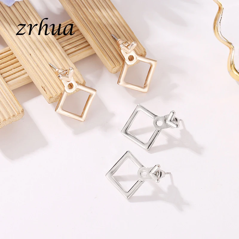 ZRHUA 2018 новые модные брендовые ювелирные изделия женские серьги-гвоздики для