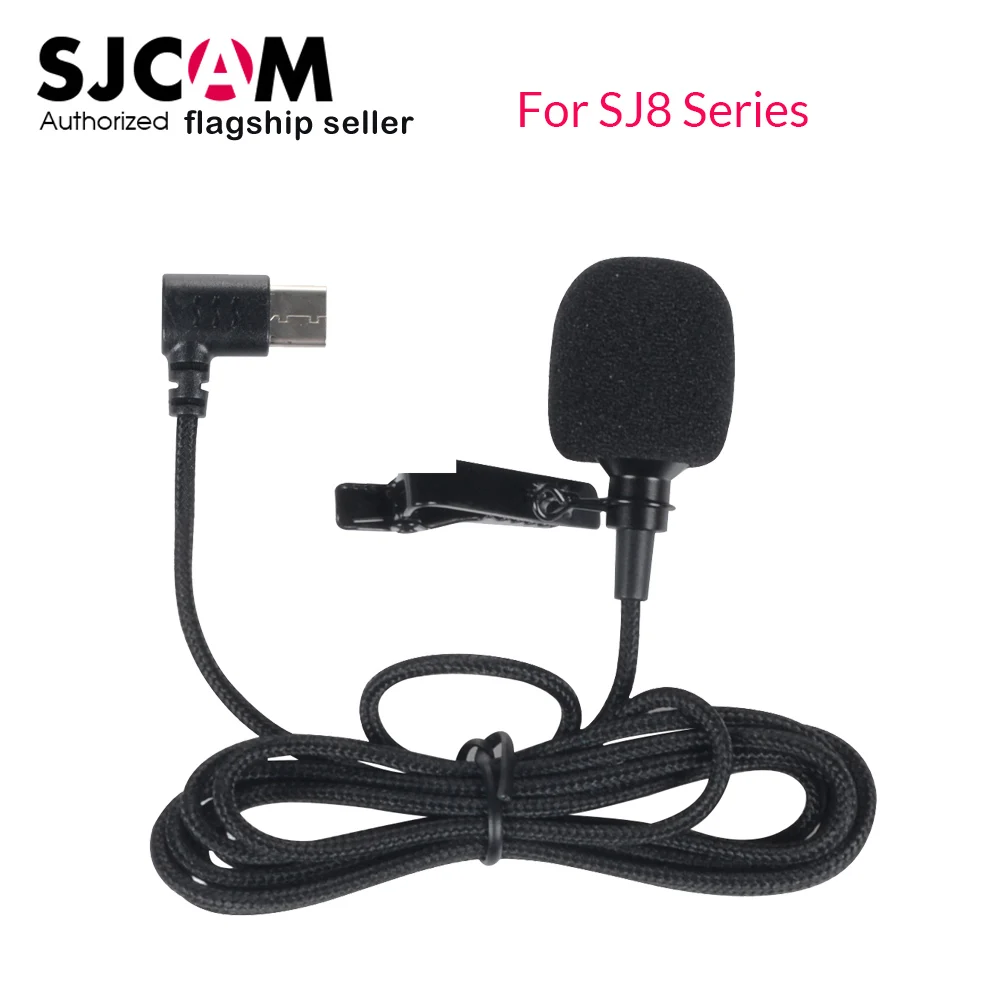 100% оригинальные аксессуары для SJCAM внешний микрофон Микрофон серии SJ8 Pro /SJ8 Plus Air