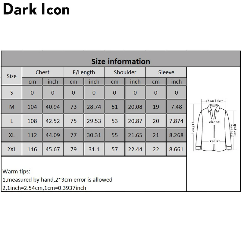 Мужская Уличная рубашка Dark Icon в стиле хип хоп с геометрическим принтом блузка