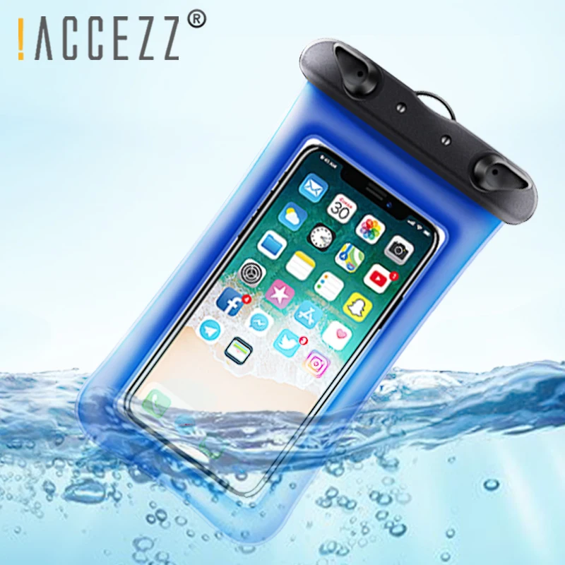 ! Водонепроницаемый чехол ACCEZZ для телефона iPhone XR XS MAX X 8 Plus плавающая сумка Xiaomi 5 6