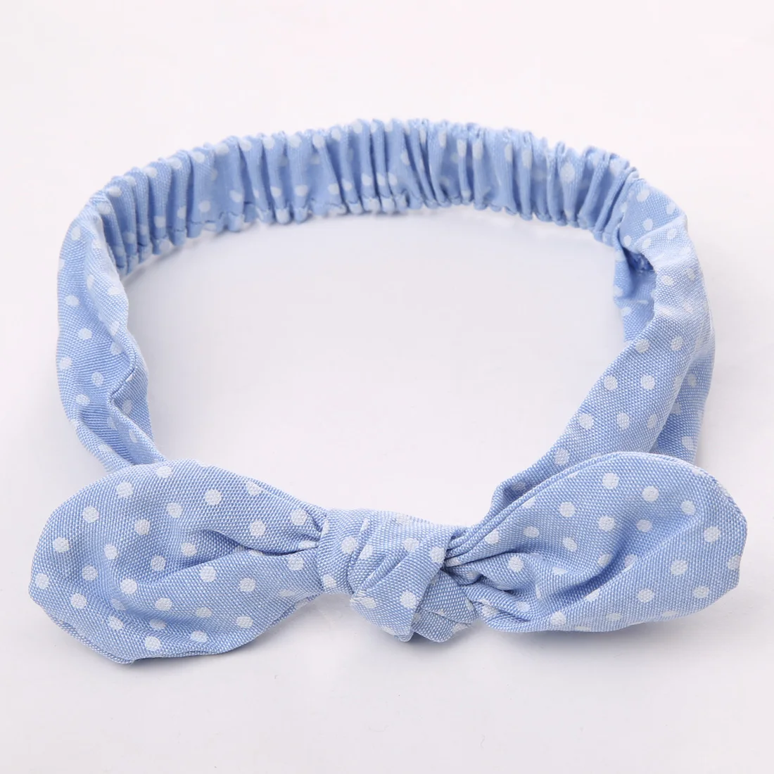 Милый ребенок Дети Девочки заячьи ушки ободок в горошек лента для волос бабочка