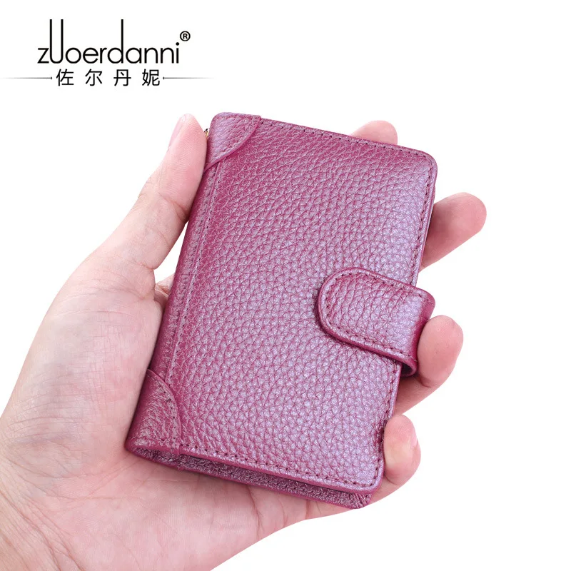 Дизайнерский маленький женский кошелек из натуральной кожи модный мужской мини