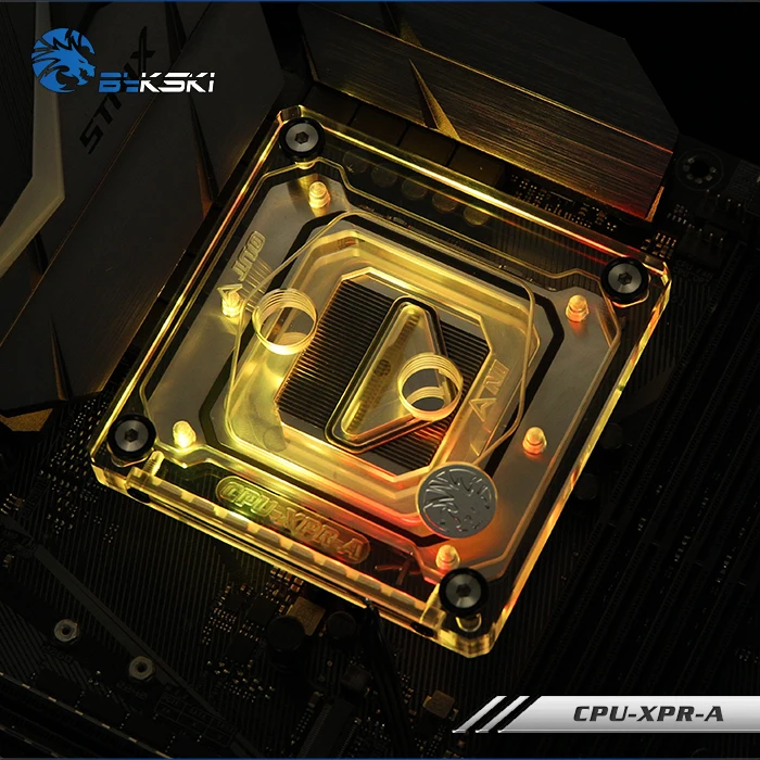 Bykski Процессор воды блок Поддержка intel 2011 1151X299 для компьютера PC система охлаждения Процессор-XPR-A