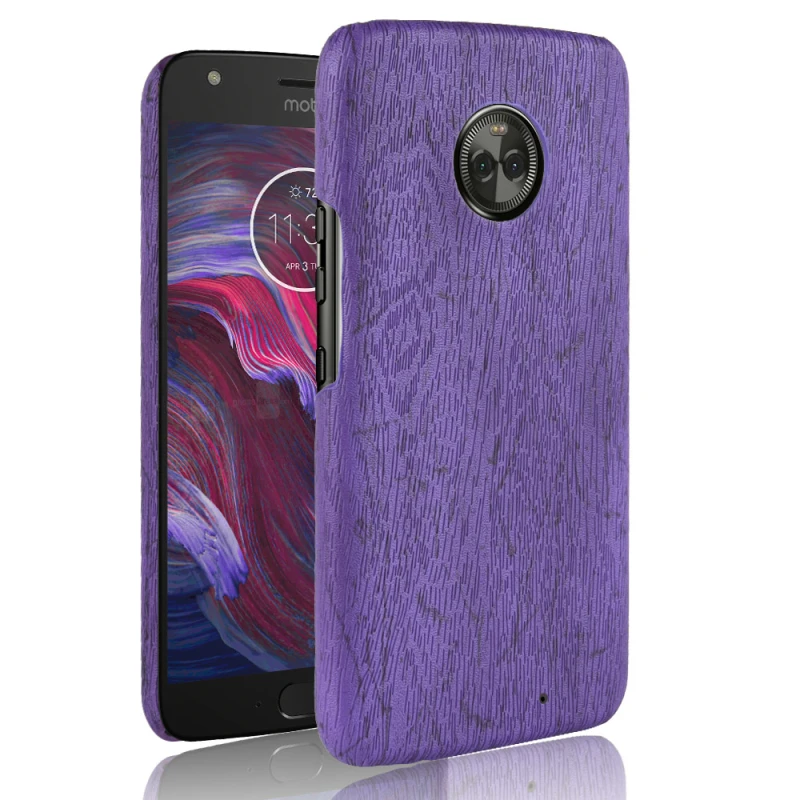 Чехол для MOTO X4 задняя крышка искусственная кожа + Поликарбонат Жесткий телефона