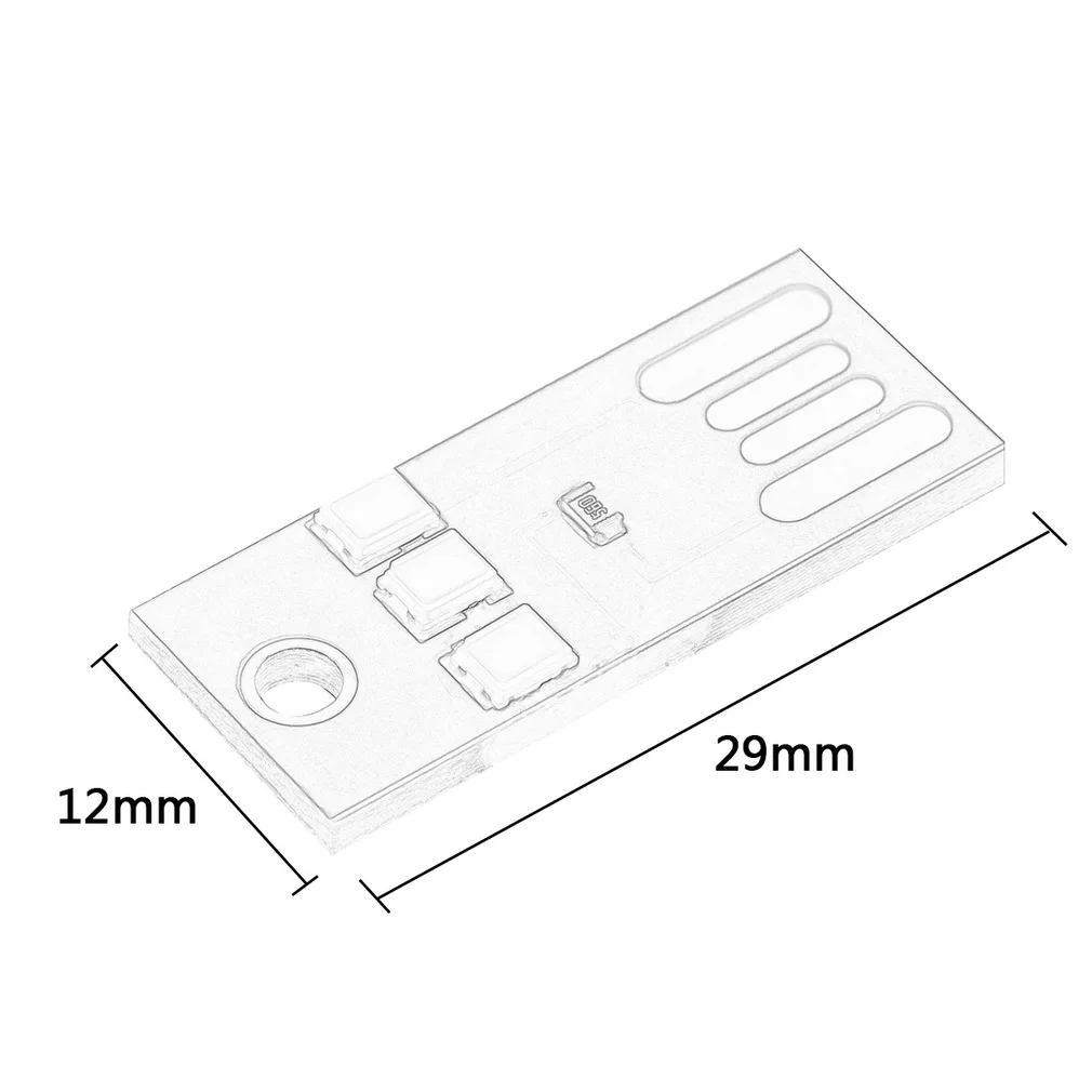 Notebook Reading Light LED USB Lava Computer Lamp Power Bank Book Night Novelty Bulb Finger Touch Adjust Brightness | Лампы и