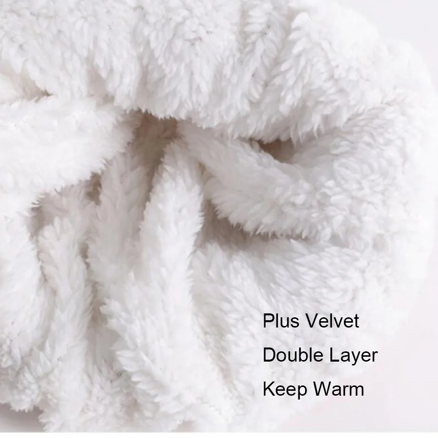 Зимняя одежда для снежной погоды маска + воротник плюшевая шапка комплект из трех