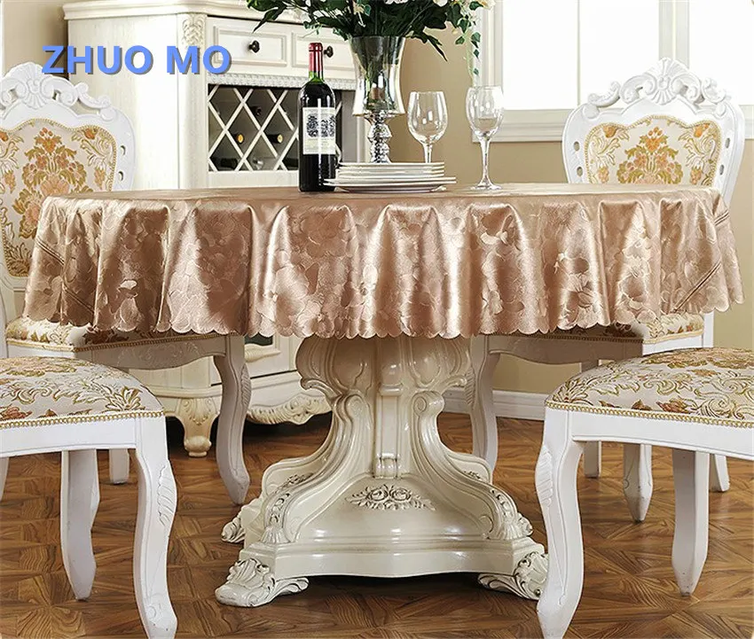 

luxury waterproof Table cloth for kitchen Dinning Decor Jacquard Tablecloth Dining Table Cover Mat for Home Decor Party