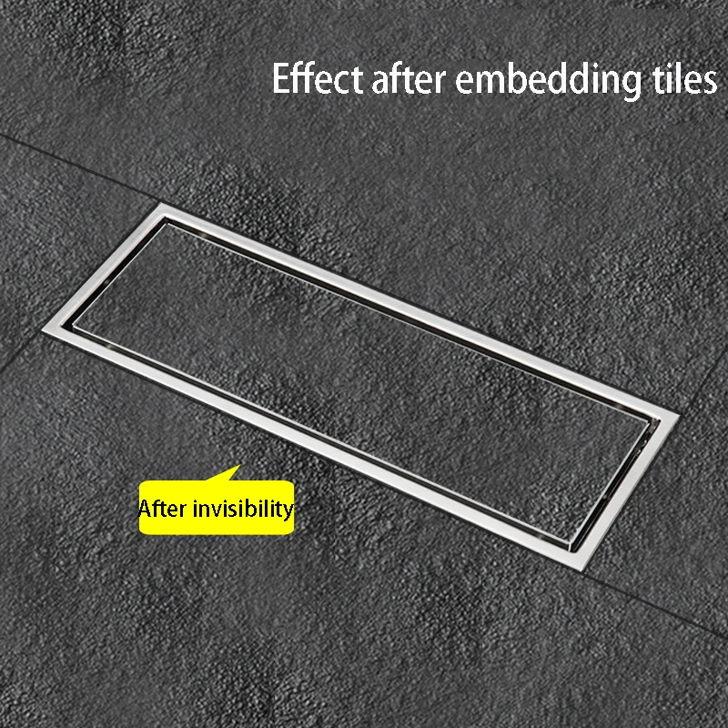 1 Набор напольных стоков из нержавеющей стали линейная фотоплитка вставка