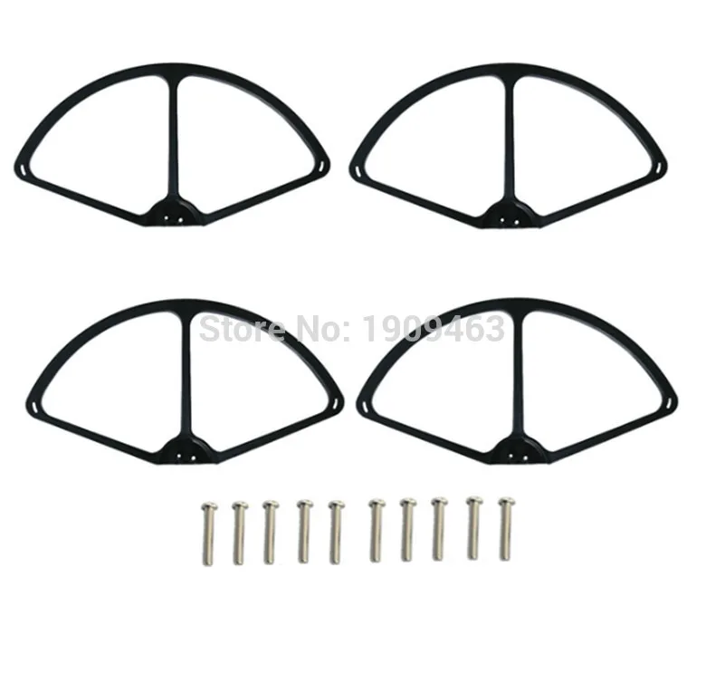 Аксессуары для квадрокоптера черные Лопасти пропеллера и улучшенный защитный