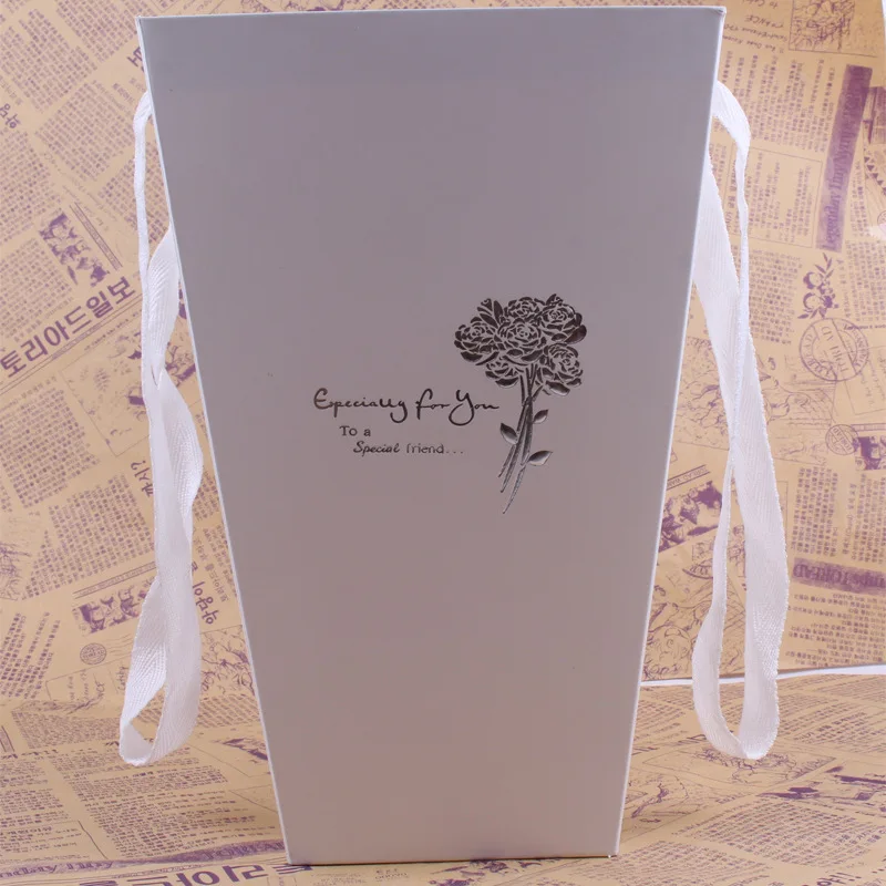 Бумажный мешок для цветов 2 шт. подарочные пакеты с розами букет упаковки