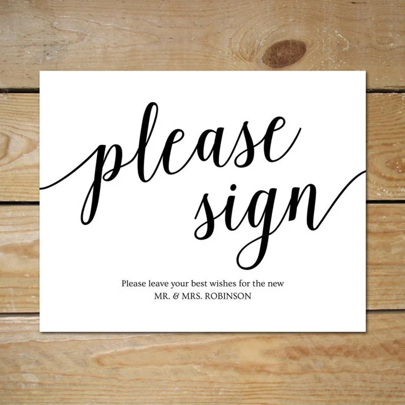 Свадебная Гостевая книга гостевая альтернативная вывеска пожалуйста войдите в