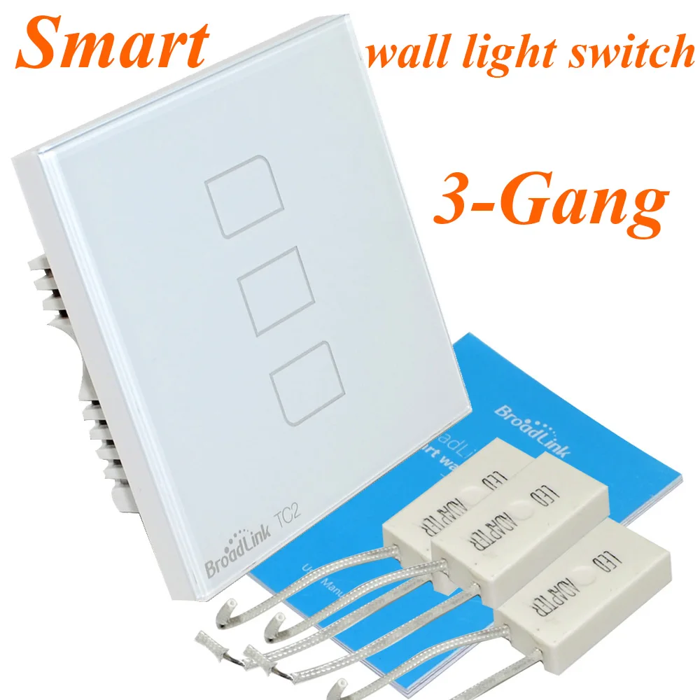 Новый ЕС/Великобритания Broadlink TC2 3 банды беспроводной пульт дистанционного