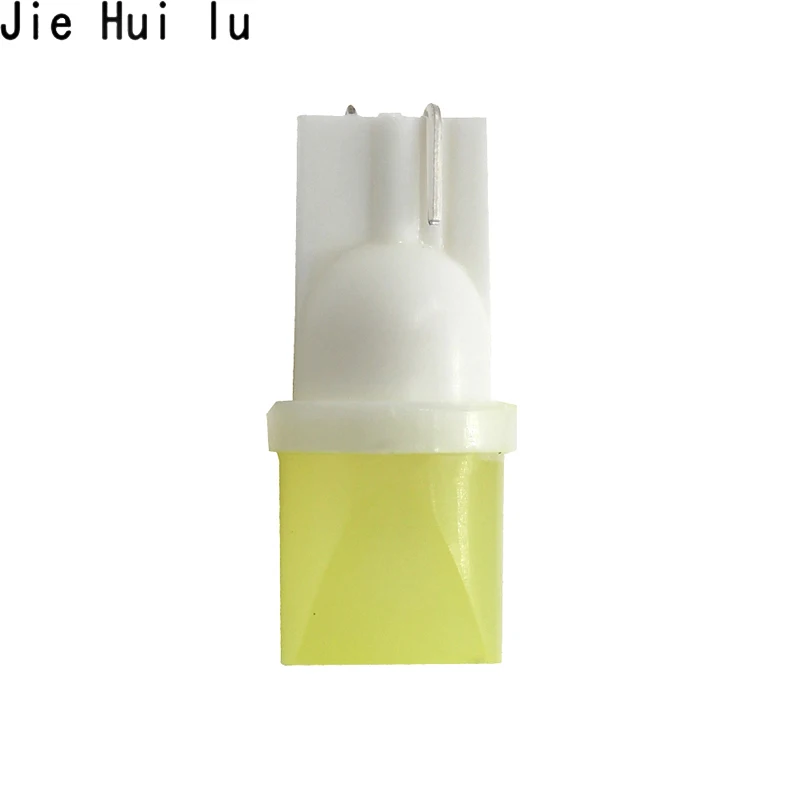10 шт. T10 Socket W5W 168 194 SMD COB Светодиодный белый светильник s клиновидные боковые