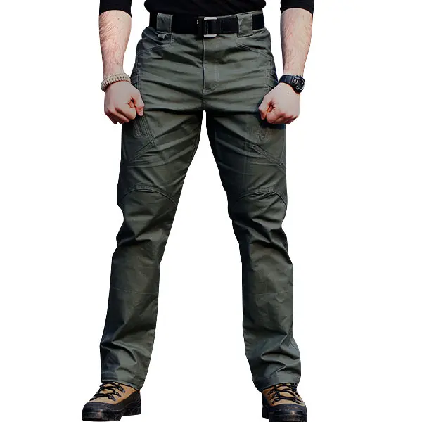 CQB Outdoor Sports Tactical Camping Military IX9 Training Men's Pants for Climbing Hiking Cotton Pants Wear-resisting Trousers - Цвет: Army Green