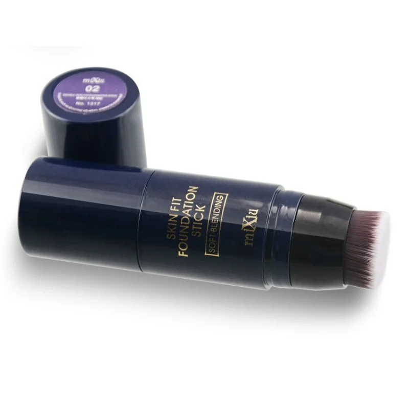 Face Natural Foundation Makeup Stick Concealer Creamy Perfect Oil-control Smooth Base Cover Cosmetic | Красота и здоровье