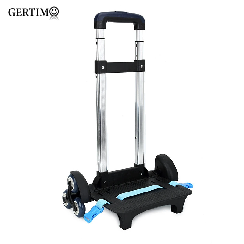 3 Wheel Fold Pull Rod Bracket Roll Cart Trolley School Bags Easy Climb The Stairs Mochila Infantil Rodinha Mochilas School Kids