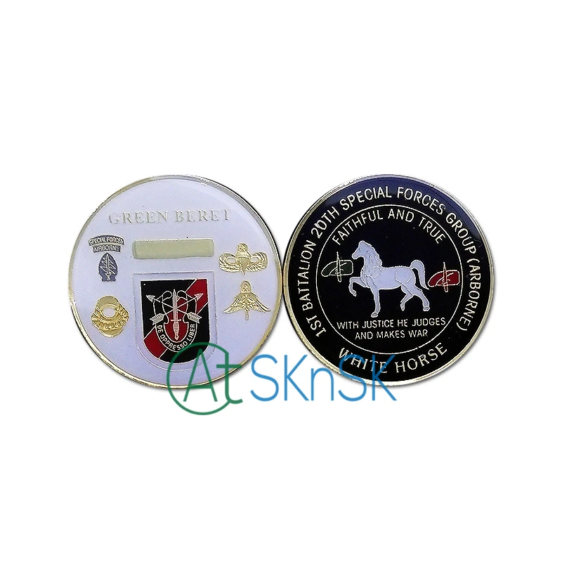 Первый батальон 20-й Спецназ США вызов монеты ВМС памятные 45*3 мм | Дом и сад