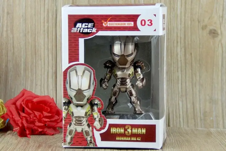 XCZJ Marvel MK42 Железный человек горящими глазами фигурки игрушка в подарок для детей |