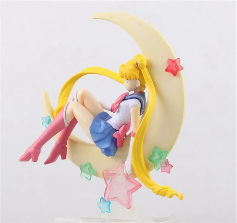 Аниме Сейлор Мун фигурки Tsukino Usagi Figuras Коллекция Модель игрушки куклы Brinquedos 15 см|toy
