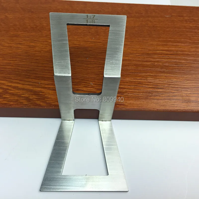 Шаблон маркера ласточкин хвост из нержавеющей стали Размер 1: 1 1:5 1:6 1:7 набор