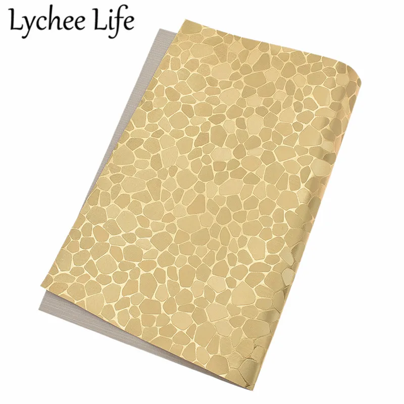 5 Lychee Life цветная Синтетическая кожаная ткань A4 мраморная набивная ПВХ ткань DIY для пошива домашней одежды аксессуары для одежды - Цвет: 5