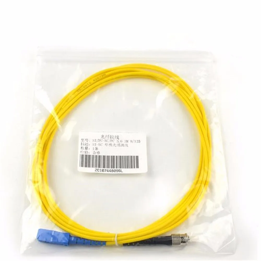 

10PCS/LOT 3M SC-ST Singlex 9/125 SingleMode SM Connector Fiber Optic Cable Patch Cord Jumper Cable