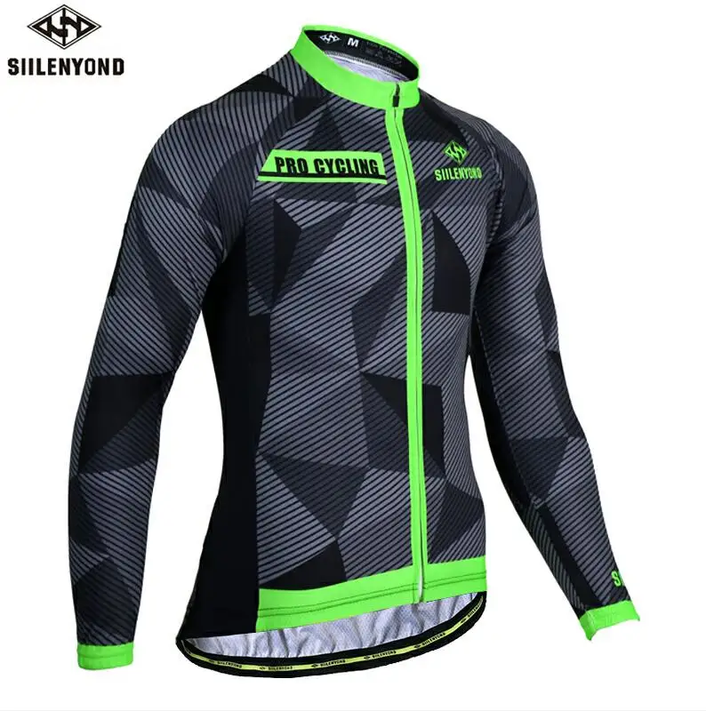 CBJ-SY-S2601 SIILENYOND, весна, длинный рукав, для велоспорта, Джерси, для велоспорта, одежда для велоспорта, для езды, рубашки, Майо, Ropa De Ciclismo, для велоспорта, спортивная одежда - Цвет: CBJ-SY-S2601