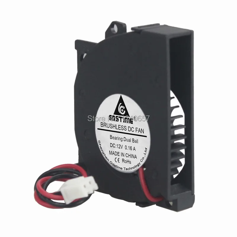 2 шт. партия Gdstime 5010B 50 мм 50x10 5 см DC 12 В P шарикоподшипник Вентилятор охлаждения |