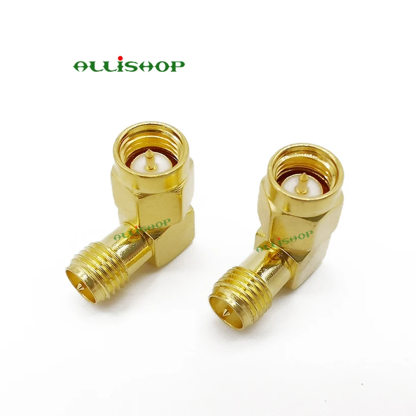 2 шт. разъем SMA папа RP мама 90 градусов|plug adapter connector|plug connectorsm plug |