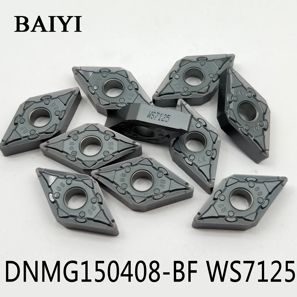

10pcs DNMG150408 DNMG 432 BF WS7125 CNC Turning Inserts External turning tool CNC lathe tool