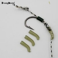 20x carp fishing accessories hook sleeves mini small hook aligner pop up kick off anti tangle sleeves tube hair rig accessories