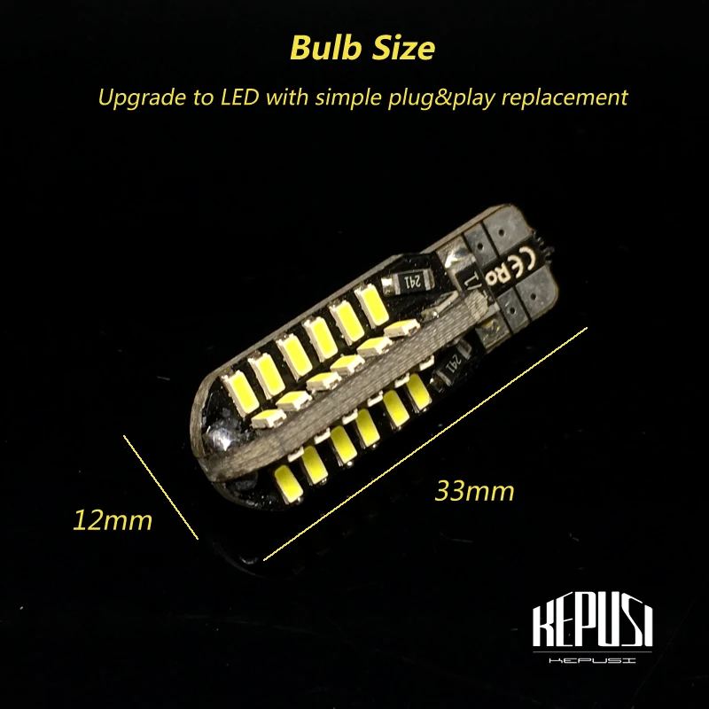 2 шт. автомобисветильник светодиодсветодиодный лампы Canbus T10 48 SMD 3014 W5W | Автомобили