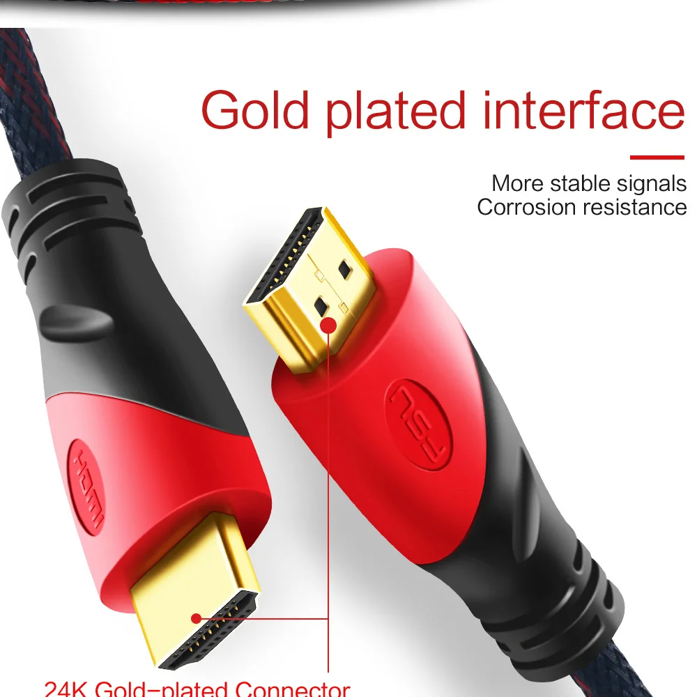 HDMI 2,0 кабель 4K 60Hz HDMI к HDMI кабель Разветвитель переключатель коробка HDMI 2,0 1,4 1080P видео аудио кабель Кабо для PS3 4 HDTV проектор