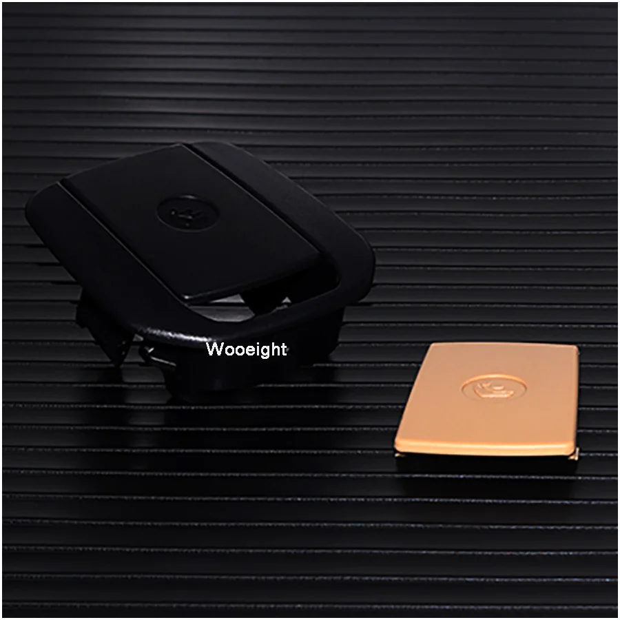 Wooeight Черный Бежевый Автомобильный задний ремень безопасности Пряжка крепление