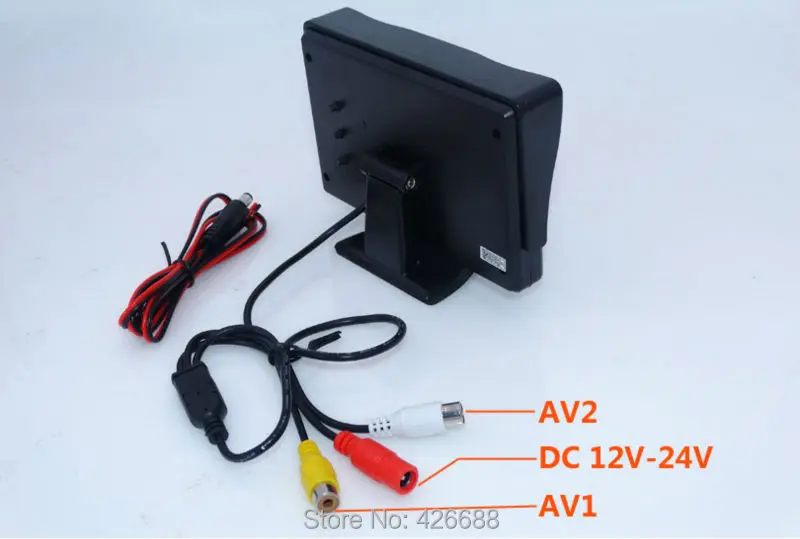 Горячая продажа 4 3 дюймов TFT LCD Автомобильный монитор Автомобильная камера