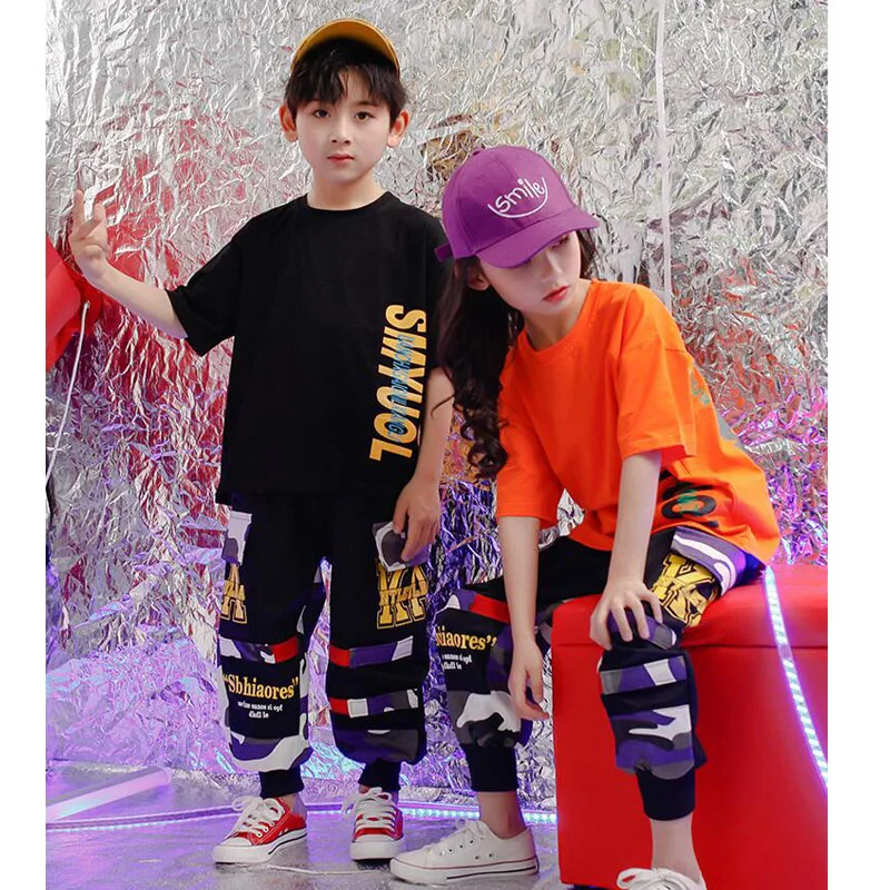 

Свободная футболка для мальчиков; Современная Одежда для танцев; детская одежда в стиле хип-хоп; одежда для джазовых танцев; костюмы для дев...