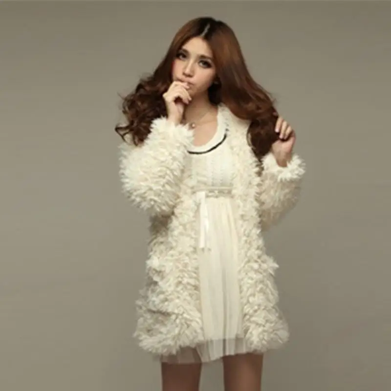 2017 Новый Женщины Толстый Руно Куртки Пальто Мода Зима Теплая Верхняя Одежда